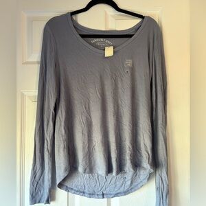 Women's Long Sleeve Top - Light Blue